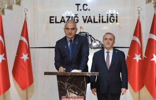Kültür ve Turizm Bakanı Ersoy, Elazığ'da