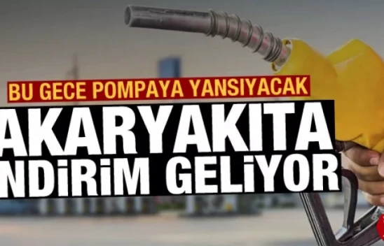 Motorine İndirim Geliyor, Hem de Bu Gece Pompaya Yansıyacak