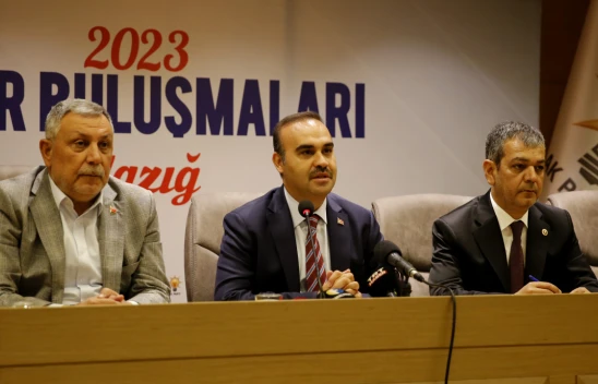 Sanayi ve Teknoloji Bakanı Kacır Elazığ'da, Şehir Buluşmaları Programında Konuştu