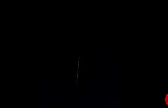 Starlink uyduları Karakoçan semalarında görüntülendi