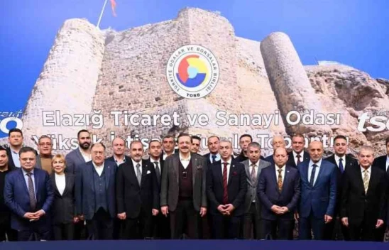 Elazığ TSO Heyeti, TOBB Başkanı Rifat Hisarcıklıoğlu ile Bir Araya Geldi