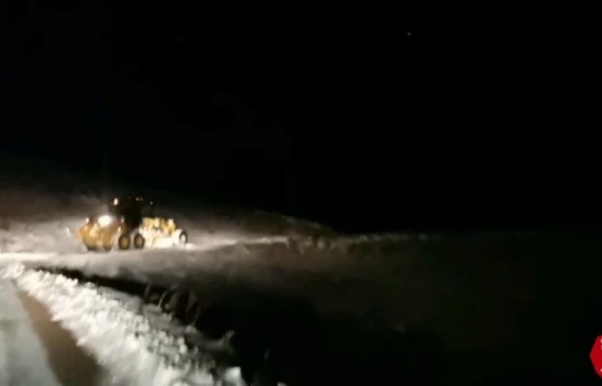 Bakil'de Yol Kardan Kapandı, Ekipler Berfin Bebek İçin Seferber Oldu