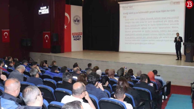 Elazığ Belediyesi'nden KVKK Eğitimi