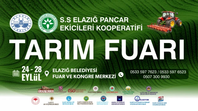 Elazığ Belediyesi Tarım Fuarı Yarın Kapılarını Açıyor