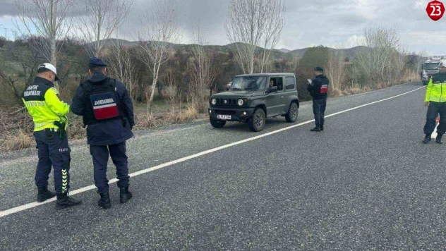 Elazığ'da Jandarmadan Huzur Operasyonu: 84 Noktada Denetim, 18 Kişi Yakalandı