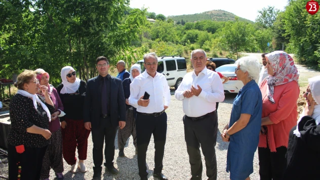 Elazığ Tarım İl Müdürü'nden Ağın Kadın Kooperatifine Geçmiş Olsun Ziyareti