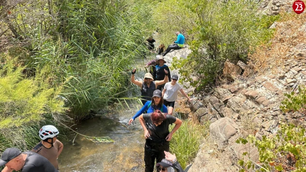 ELDAK'tan Teke Deresi'nde Nefes Kesen Canyoning Etkinliği