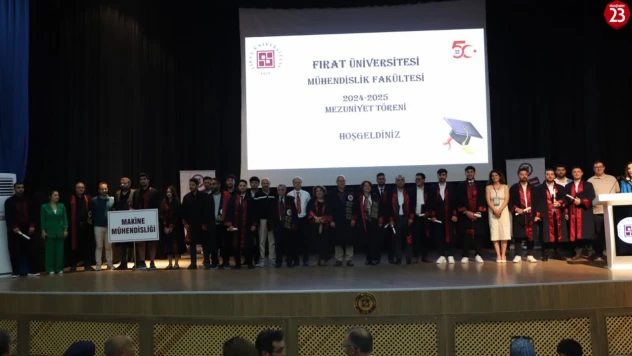 Fırat Üniversitesi 400 Mühendisi Mezun Etti