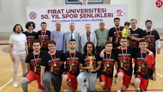 Fırat Üniversitesi'nde 50. Yıl Spor Şenlikleri Coşkuyla Tamamlandı
