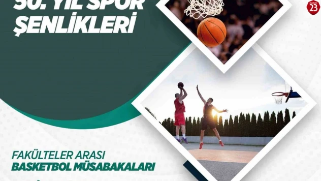 FÜ'de 50. yıl coşkusu spor şenlikleriyle sürüyor