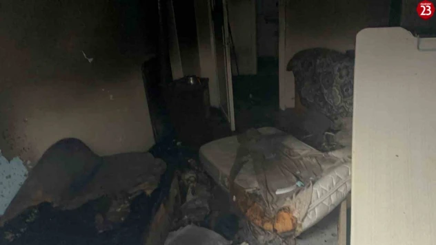 Kiracı evi ateş verdi, 70 yaşındaki ev sahibi gözyaşlarına hakim olamadı