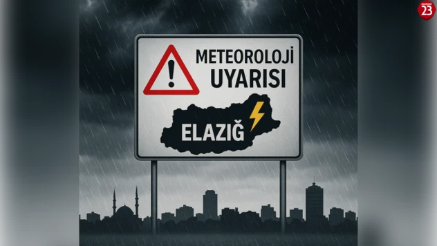Meteoroloji'den Elazığ'a Kuvvetli Yağış Uyarısı! Sel ve Fırtına Riskine Dikkat