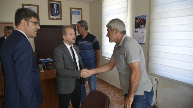 Milli Eğitim Müdürü Beraat Şahin, İlçe Ziyaretlerini Sürdürüyor