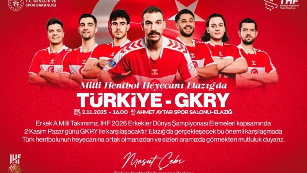 Milli Hentbol Heyecanı Elazığ'da Yaşanacak