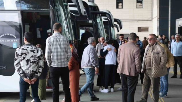 Tatil dönüşü Elazığ otogarında yoğunluk