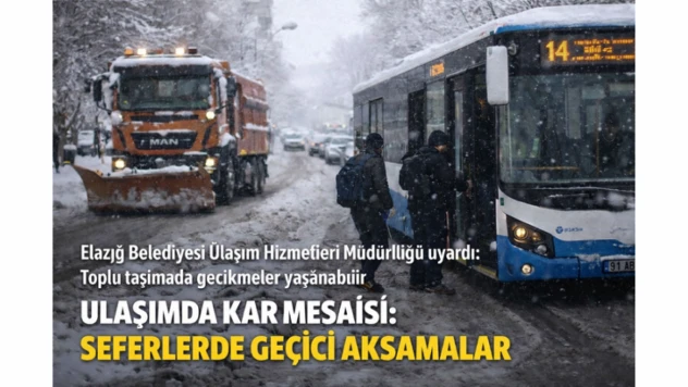 Ulaşımda Kar Mesaisi: Seferlerde Geçici Aksamalar