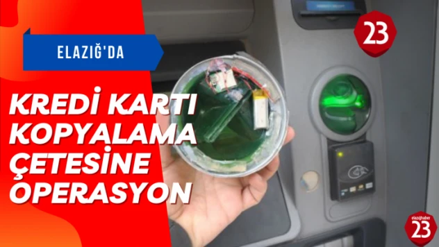 Elazığ'da Büyük Operasyon, O Çete Çökertildi