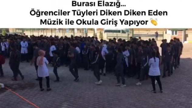 Elazığ'da Çekilen Video İlgi Odağı Oldu