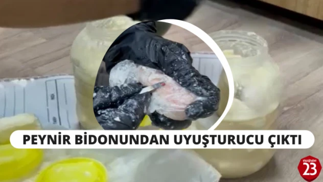 Peynir Bidonlarının İçinden Peynir Yerine Uyuşturucu Çıktı !