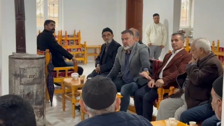 Başkan Vahap Gök, Pınartepe ve Karacimşit Mahallelerinde Vatandaşlarla Buluştu