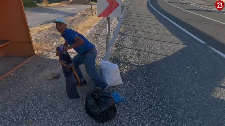 Drondan kaçan şahsın tepkileri görenleri güldürdü