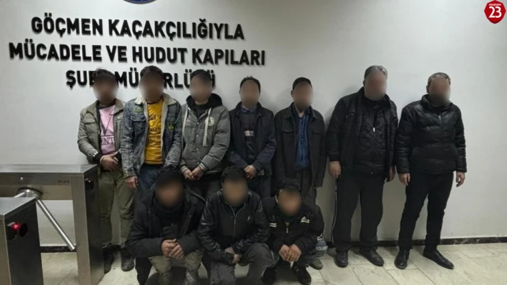 Elazığ'da Polis Ekiplerinden Kaçak Göçmen Operasyonu