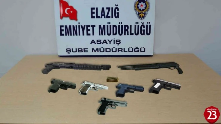 Elazığ'da asayiş ve şok uygulamaları: 25 kişi tutuklandı