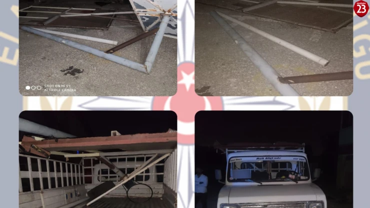 Elazığ'da Bir Okulda ne var ne yok çalarken suç üstü yakalandılar