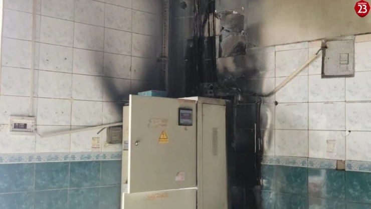 Elazığ'da Ekmek Fırınında Trafo Yangını! İtfaiye Anında Müdahale Etti
