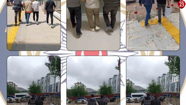 Elazığ'da kesinleşmiş hapis cezası bulunan 17 zanlı yakalandı