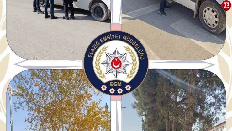 Elazığ'da okul önlerinde asayiş uygulaması sürüyor