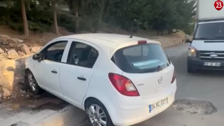Elazığ'da otomobil duvara çarptı: 1 yaralı