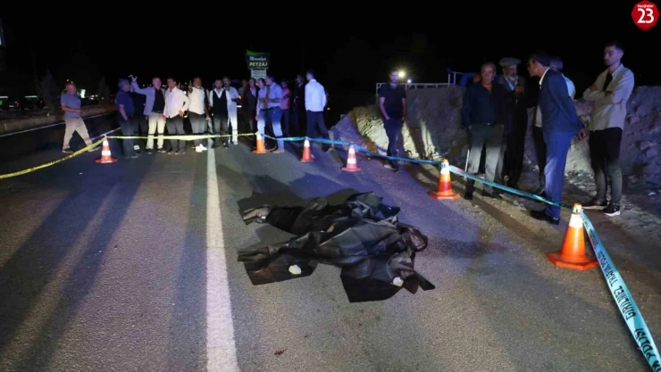 Elazığ'da otomobilin çarptığı yaya hayatını kaybetti