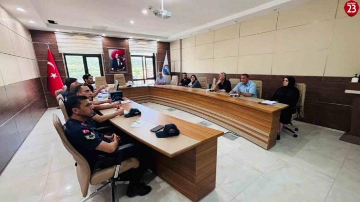 Elazığ'da Sivil Savunma Eğitimi ve Plan Denetimi Gerçekleştirildi