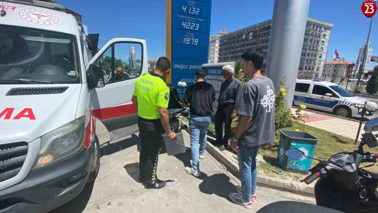 Elazığ'da trafik kazası : 1 yaralı
