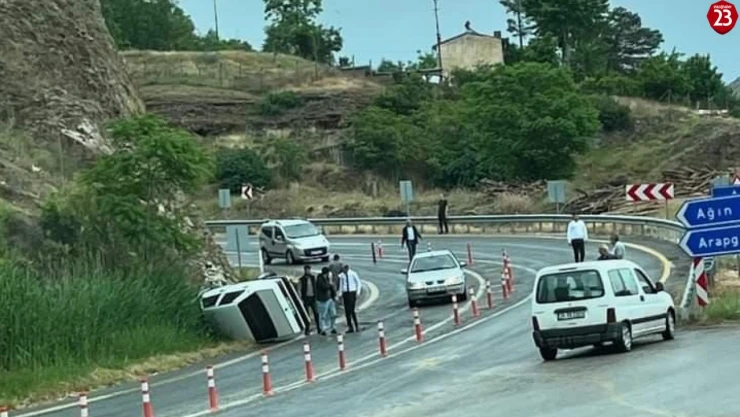 Elazığ'da trafik kazası: 1 yaralı