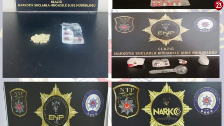 Elazığ'da Polis Uyuşturucuya Geçit Vermiyor, 8 Kişi Gözaltına Alındı