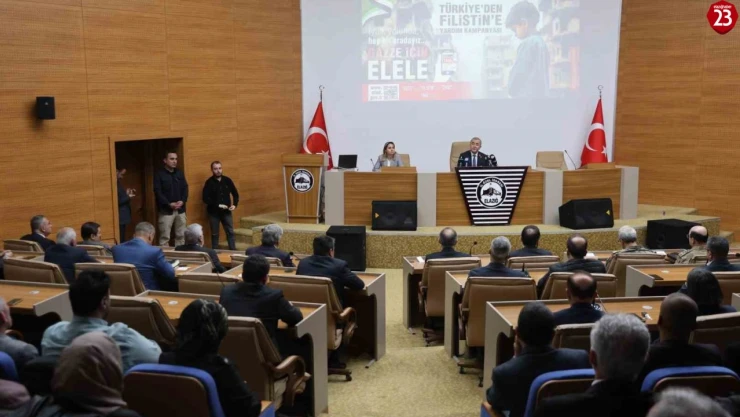 Elazığ'dan Gazze'ye yardım eli