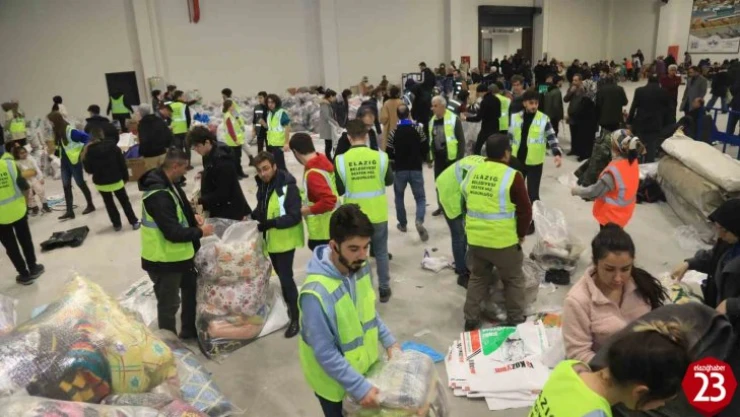 Elazığ, depremzedeler için tek yürek oldu