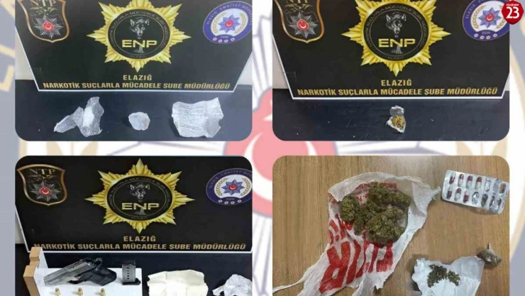 Elazığ polisinden uyuşturucu satıcılarına darbe: 12 gözaltı