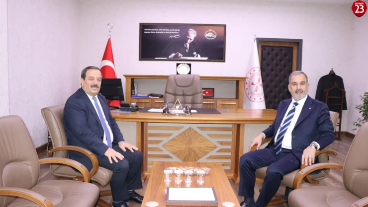 Elazığ TSO Başkanı İdris Alan'dan Defterdar Mustafa Bağsız'a Ziyaret