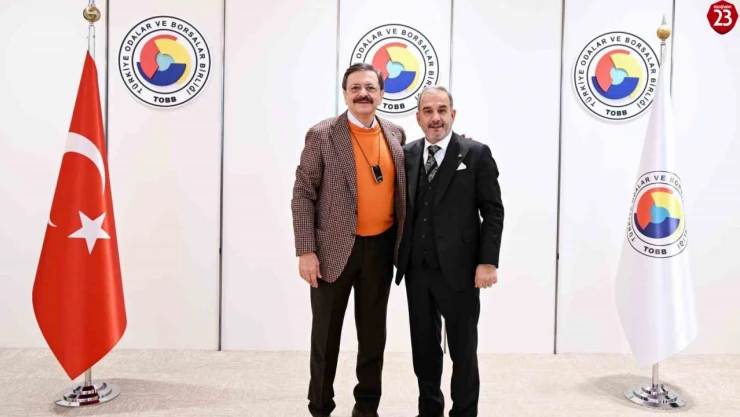 ETSO Başkanı Alan TOBB Başkanı Hisarcıklıoğlu ile bir araya geldi