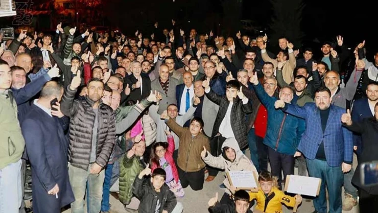 Faruk Septioğlu'na Hilalkent Mahalesinde Coşkulu Karşılama