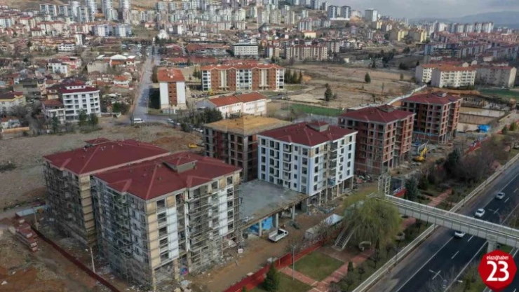 Kentsel dönüşüm örneği gösteren Elazığ'da konutlar hızla yükseliyor