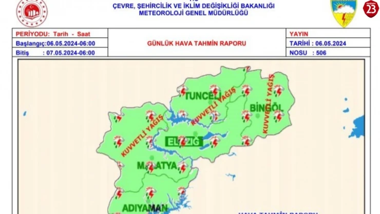 Meteoroloji, sel ve su baskınlarına karşı uyardı