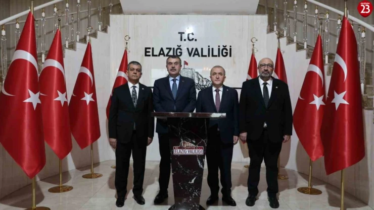 Milli Eğitim Bakanı Tekin Elazığ'da