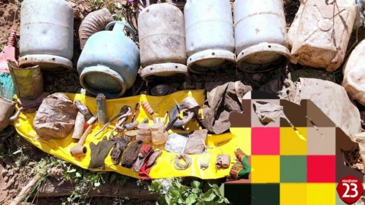 Tunceli'de 2 sığınak içerisinde mühimmat ele geçirildi