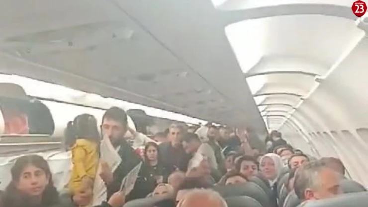 Türk Hava Yollarının uçağında saatlerce beklediler