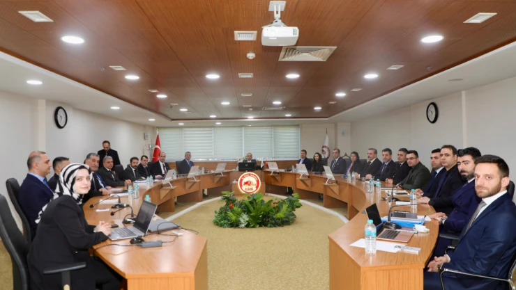 Vali Numan Hatipoğlu Başkanlığında İl Özel İdaresi Eşgüdüm Toplantısı Yapıldı