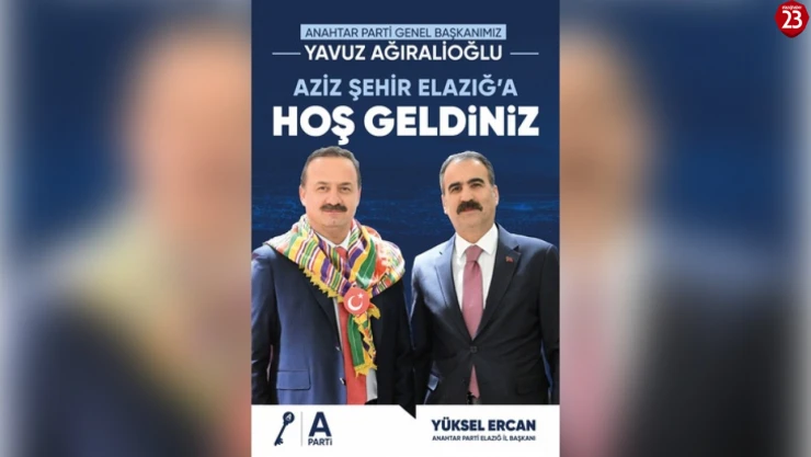 Yavuz Ağıralioğlu Elazığ'da! Anahtar Parti Liderinden Yoğun İki Günlük Program